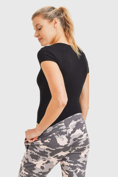 Women's Mono B | Dani Ribbed Bodysuit | Black