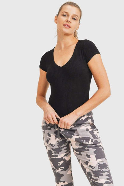 Women's Mono B | Dani Ribbed Bodysuit | Black