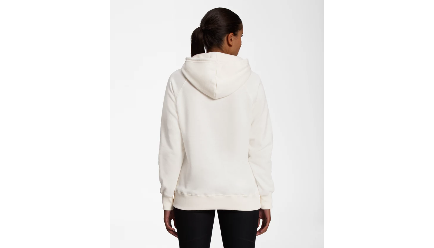 Half white top hoodie