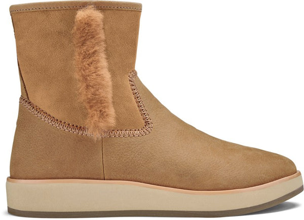 Women's Olukai | Malua Hulu Shearling Slipper Bootie | Tan