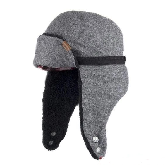 Women's Kangol | Rain Tweed Trapper Cap | Grey