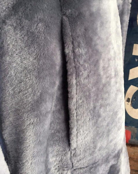 Women's Gimo's | Hepburn Reversed Shearling | Grey - FL Crooks