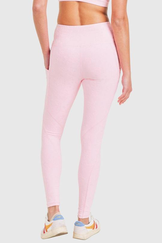 Disponible en Rascacielos Women's Mono B | High Waisted Legging in Tactel | Ballet Pink - F.L.  CROOKS.COM