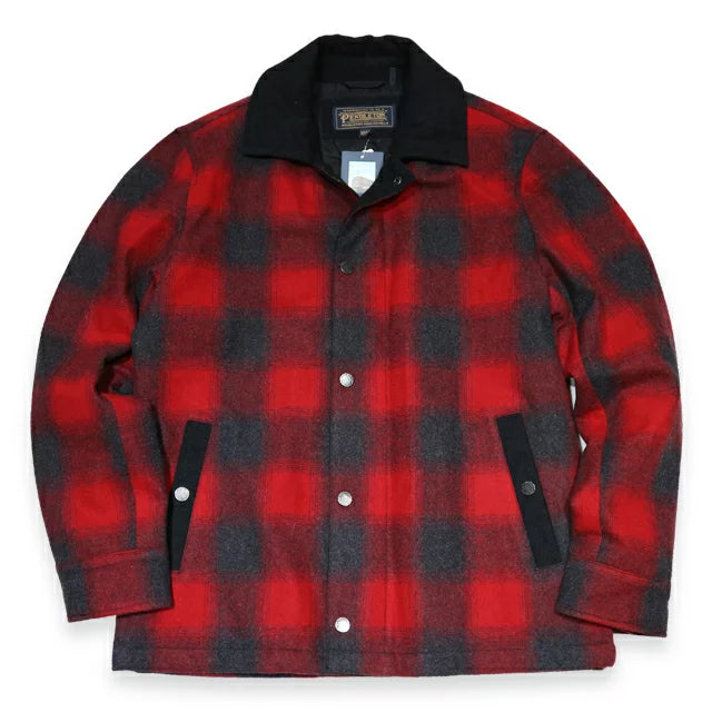 Men's Pendleton | Mount Hood Flannel Jacket | Red Ombre - F.L.
