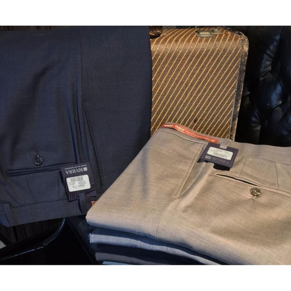 Men's Jack Victor | Riviera Traveler | Flat Front Pants | 10 Colors - FL Crooks