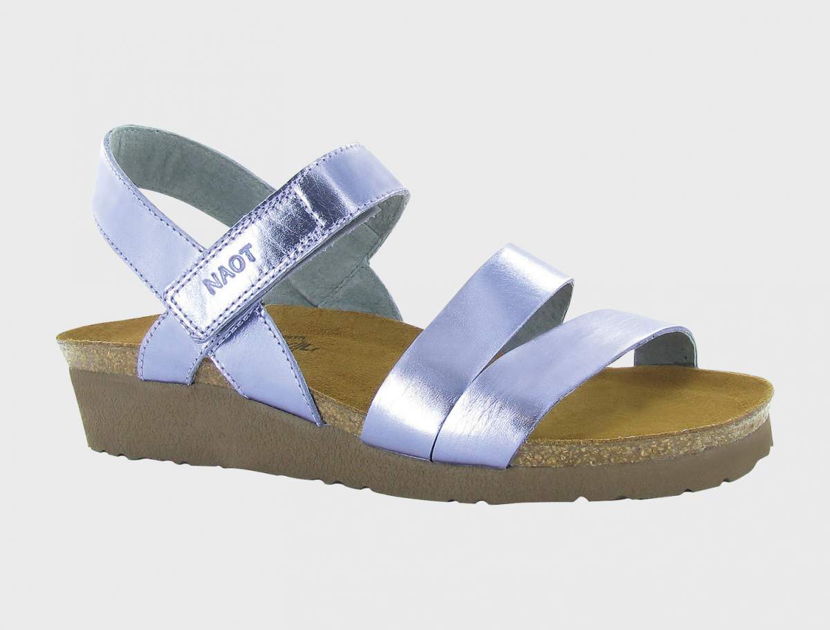 Women's Naot Kayla Backstrap Sandal Purple Mirror Leather