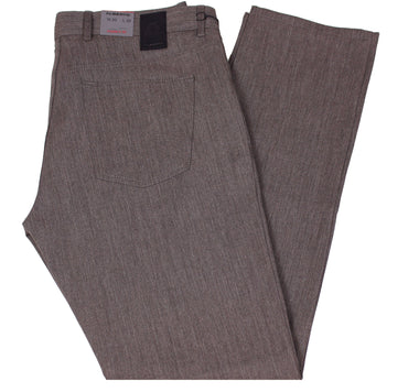 Men's Alberto Ceramica | Stone | Modern Fit | Brown Melange | 549 - FL Crooks