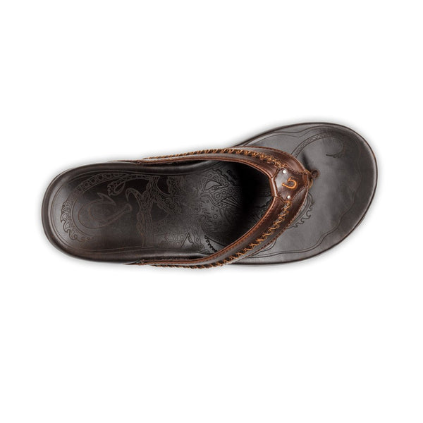 Men's Olukai Sandals | Mea Ola Artisan Beach Sandal | Dark Java - FL Crooks