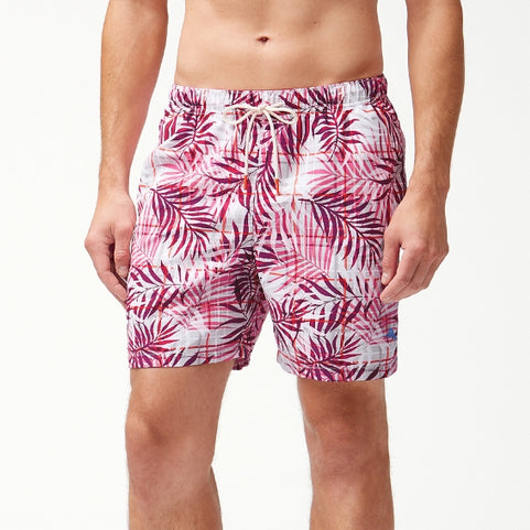 Tommy Bahama Men s Naples Terraba Terrace Board Shorts Plum Raisin Size S