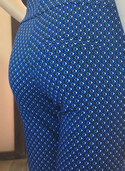 Women's Margaret M | Marlie 31"| Blue Pattern - FL Crooks