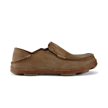 Men's Olukai | Moloā Leather Slip-On Shoe | Ray / Toffee - FL Crooks