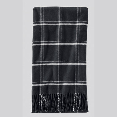 Pendleton | Plaid 5TH Avenue Merino Throw | Black