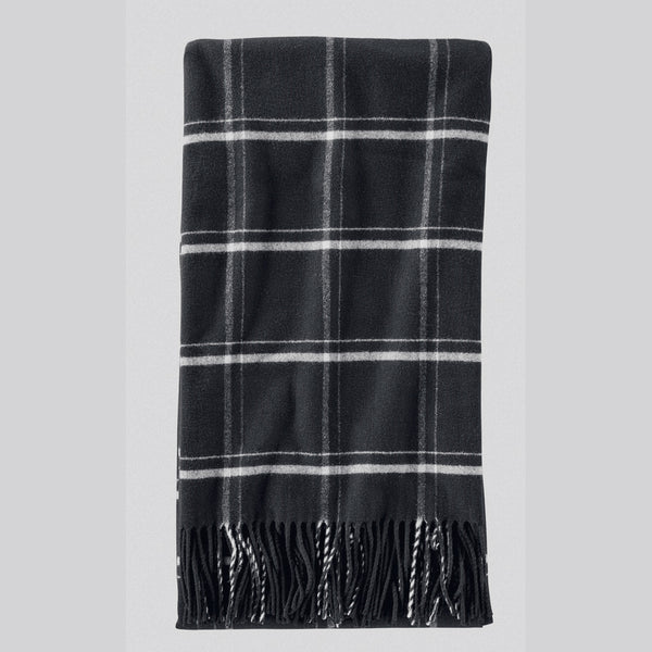 Pendleton | Plaid 5TH Avenue Merino Throw | Black