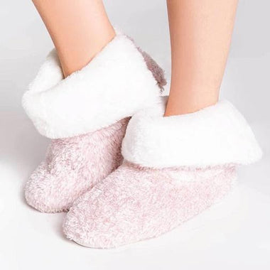 Women's P.J. Salvage | Plush Bootie Slippers | Rose Quartz