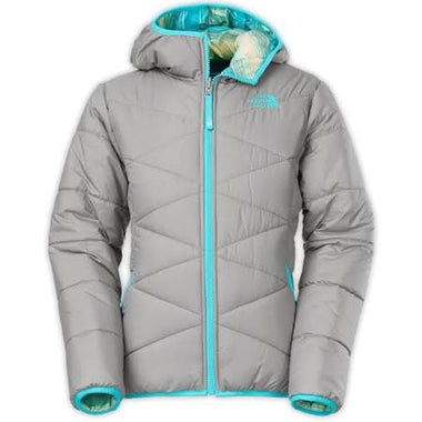 Girls' The North Face | Reversible Perrito Insulated Jacket | Metallic Silver - FL Crooks