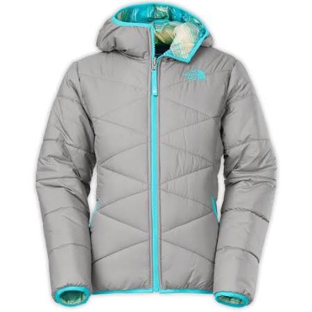Girls' The North Face | Reversible Perrito Insulated Jacket | Metallic Silver - FL Crooks