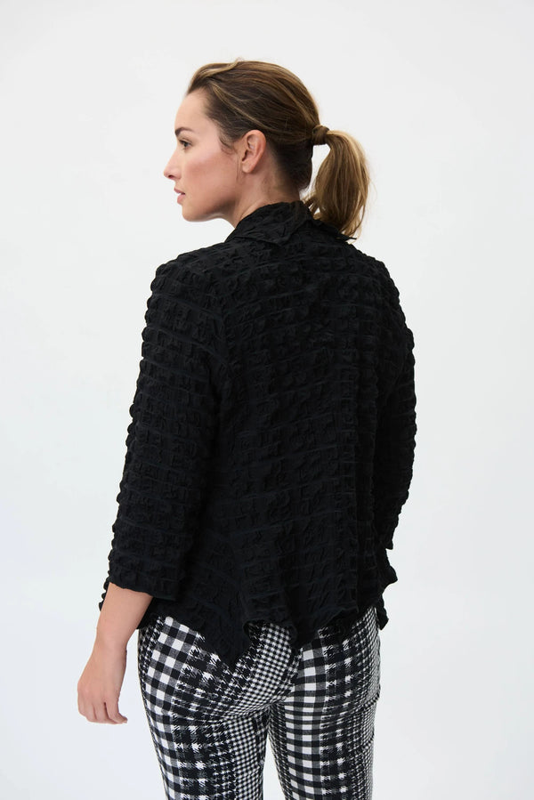 Women's Joseph Ribkoff | Crinkle Texture Cover Up | Black