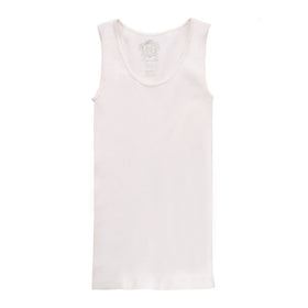 Kids Sugar Lips | Ribbed Tank Top 409KS | White - FL Crooks