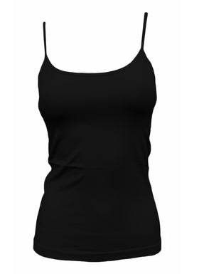 Women's Sugar Lips | Basic Seamless Camisole | Black