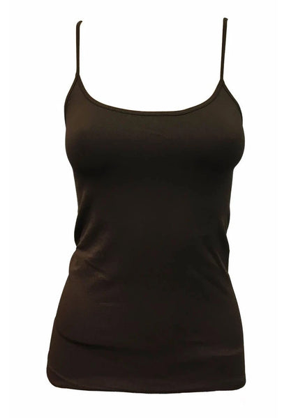 Women's Sugar Lips | Basic Seamless Camisole | Deep Chocolate