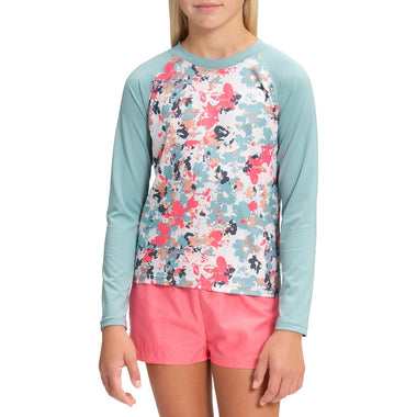 Girls' The North Face | Long Sleeve Sun Tee | Tourmaline Blue