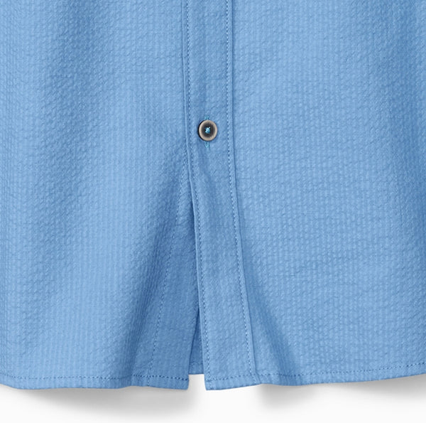 Men's Tommy Bahama | Corvair Stretch-Cotton Shirt  | Blue Yonder
