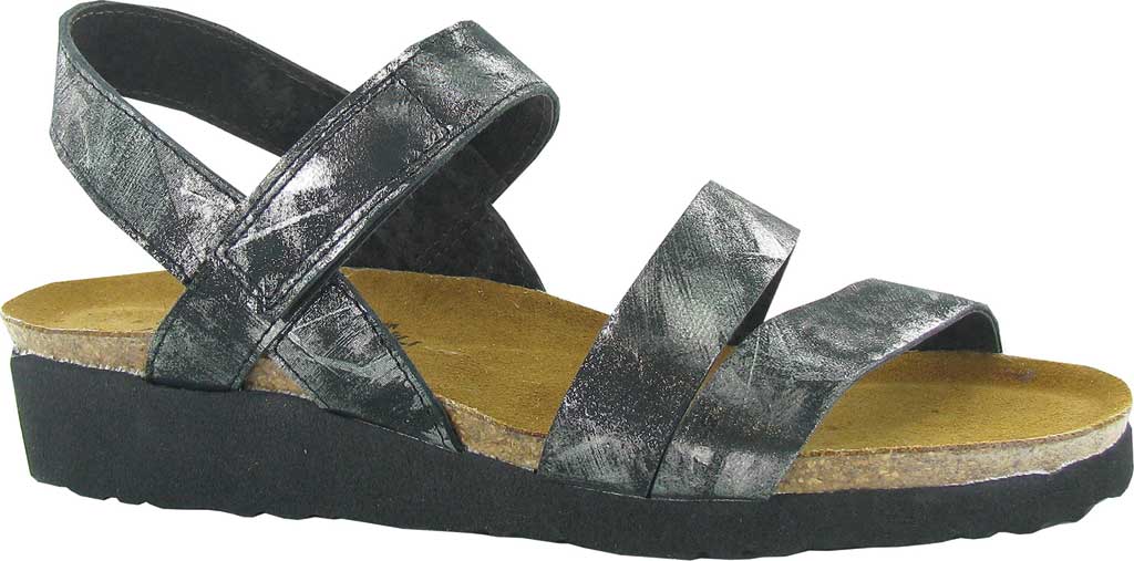 deadline patrice ønskelig Women's Naot | Kayla Backstrap Sandal | Metallic Onyx Leather - F.L. CROOKS .COM